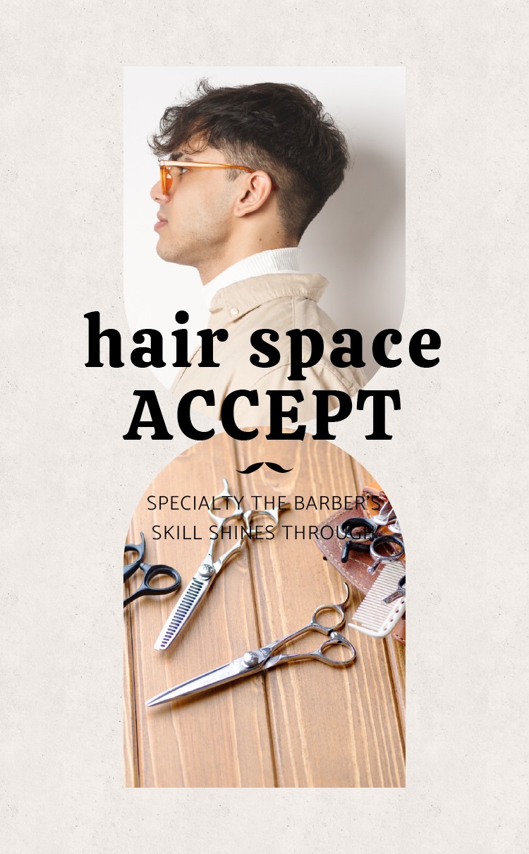 hair space ACCEPT